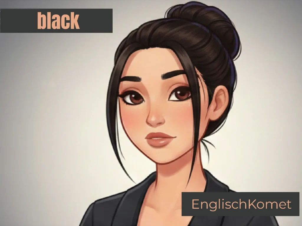 Farben auf Englisch lernen: Der komplette Guide 4 black