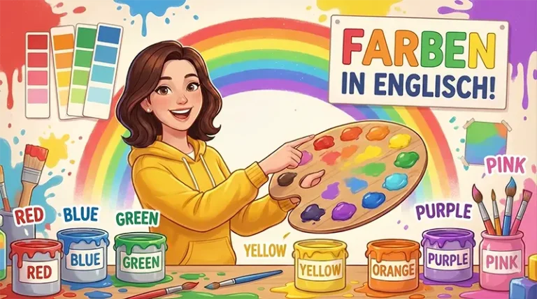 Farben auf Englisch - Ultimativer Guider - Cover