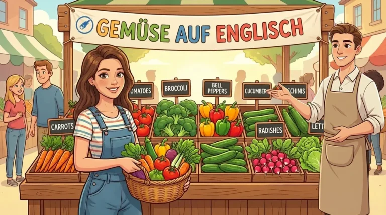 Cover - Gemüse auf Englisch