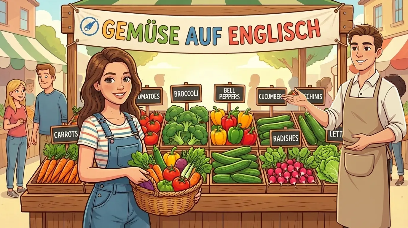 Cover - Gemüse auf Englisch