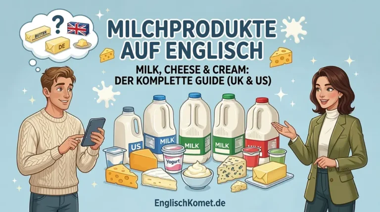 Cover - Milchprodukte auf Englisch